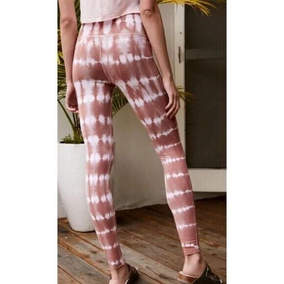 Free People Movement Large Essential Leggings Tie Dye Boho Stretch Womens - Picture 2 of 15
